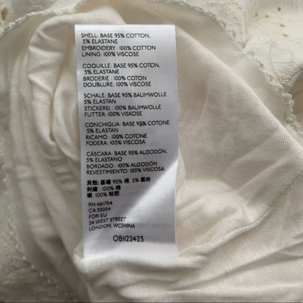 Anthropologie White Eyelet Maxi Dress - Picture 9 of 10